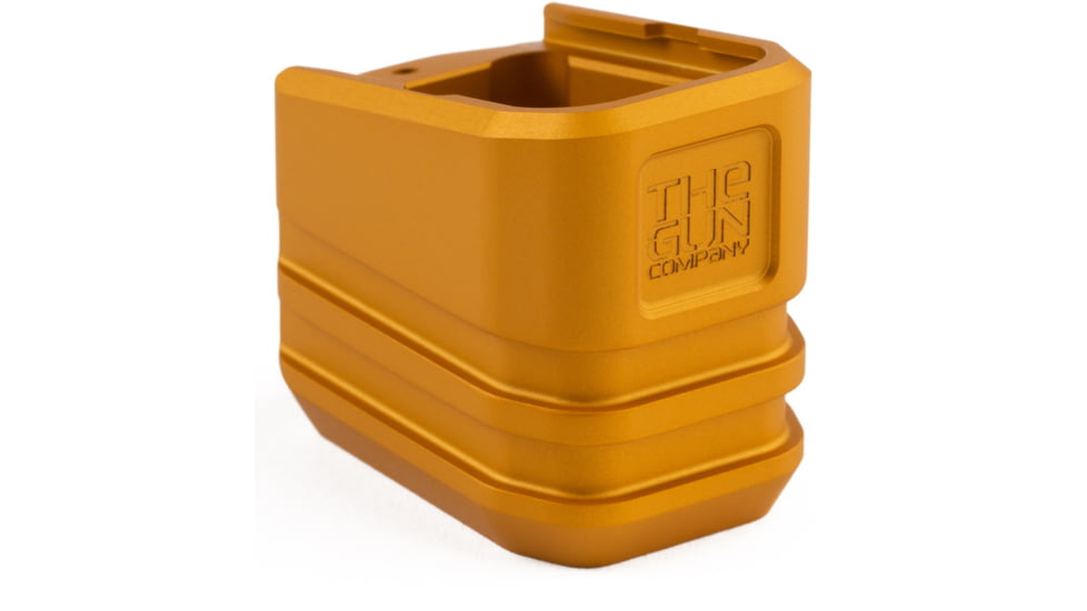 The Gun Company The Gun Co +5 Magazine Extension for Glock 19, Gold, TGCGBP195GLD