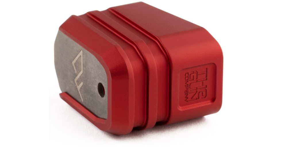 The Gun Company The Gun Co +5 Magazine Extension for Glock 19, Red, TGCGBP195RED