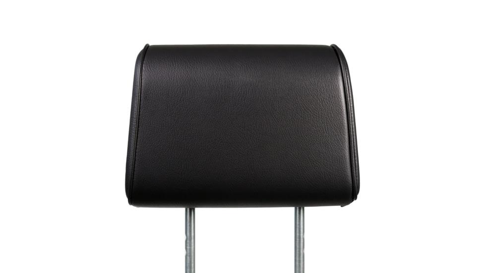 The Headrest Safe Co. Matching Companion Headrest Right-Hand Driver, Leatherette, Black, HRSBL01D