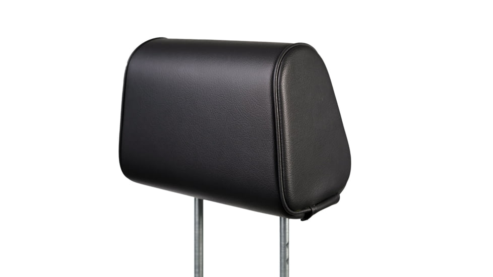 The Headrest Safe Co. Matching Companion Headrest Right-Hand Driver, Leatherette, Black, HRSBL01D
