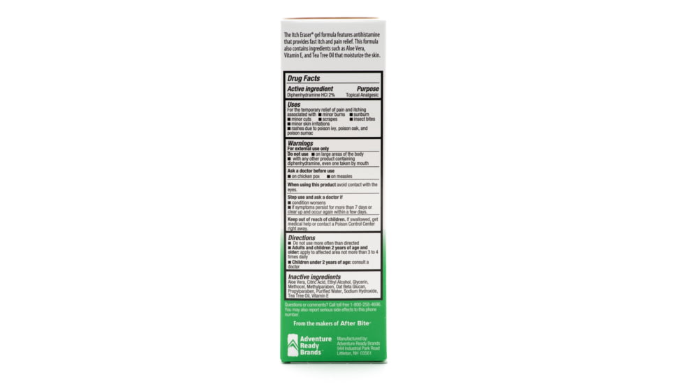 The Itch Eraser Gel, Insect and Bug Repellents, 0006-2400