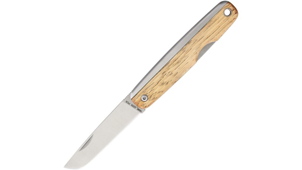 The James Brand The County SlipJoint White Oak Folding Knife,2.5in,Standard Edge,Satin,Wood Handle TJBU3001