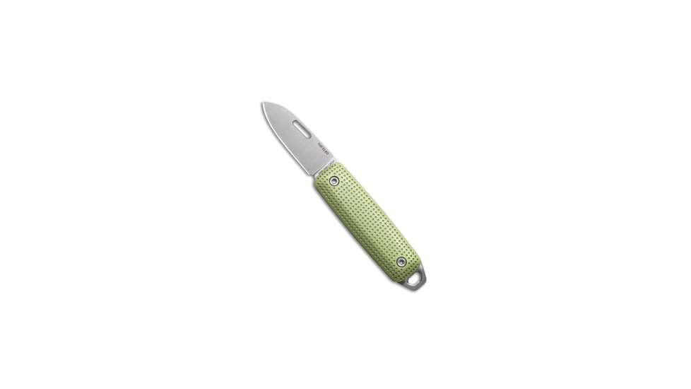 The James Brand The James Brand The Elko Slip Joint Knife Grove Aluminum 1.6" Satin, Green, 12C27, adult, BHQ-232476
