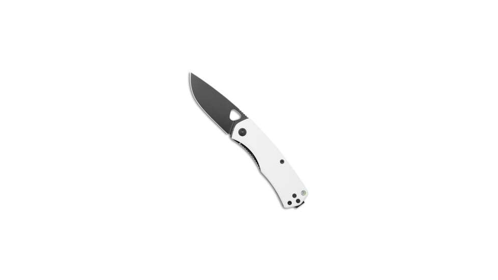 The James Brand The James Brand The Folsom Liner Lock Knife White Bone G-10 2.75" Black, White, CTS BD1, adult, BHQ-72274