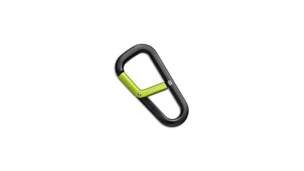 The James Brand The James Brand The Hardin Carabiner - Black/Electric Moss, Black/Green, adult, BHQ-137933