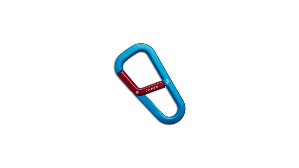 The James Brand The James Brand The Hardin Carabiner - Cerulean/Red, Blue/Red, adult, BHQ-195455