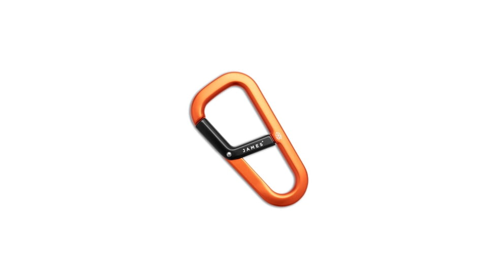 The James Brand The James Brand The Hardin Carabiner - Orange/Black, Black/Orange, adult, BHQ-195456