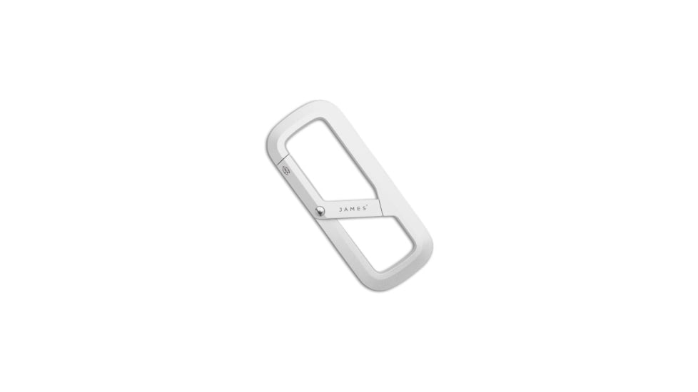 The James Brand The James Brand The Madison Carabiner - Silver, Silver, adult, BHQ-216849