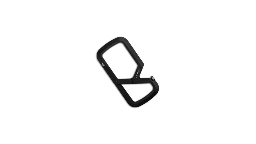 The James Brand The James Brand The Mehlville Carabiner - Black, Black, adult, BHQ-88100