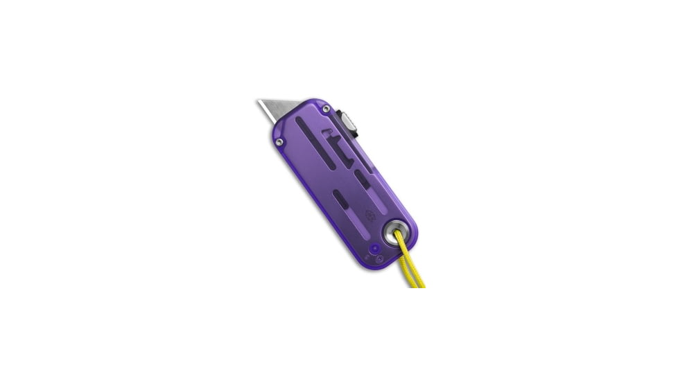 The James Brand The James Brand The Palmer PC Utility Knife Atomic Purple/Electric Green, Purple, Stainless Steel, adult, BHQ-195470