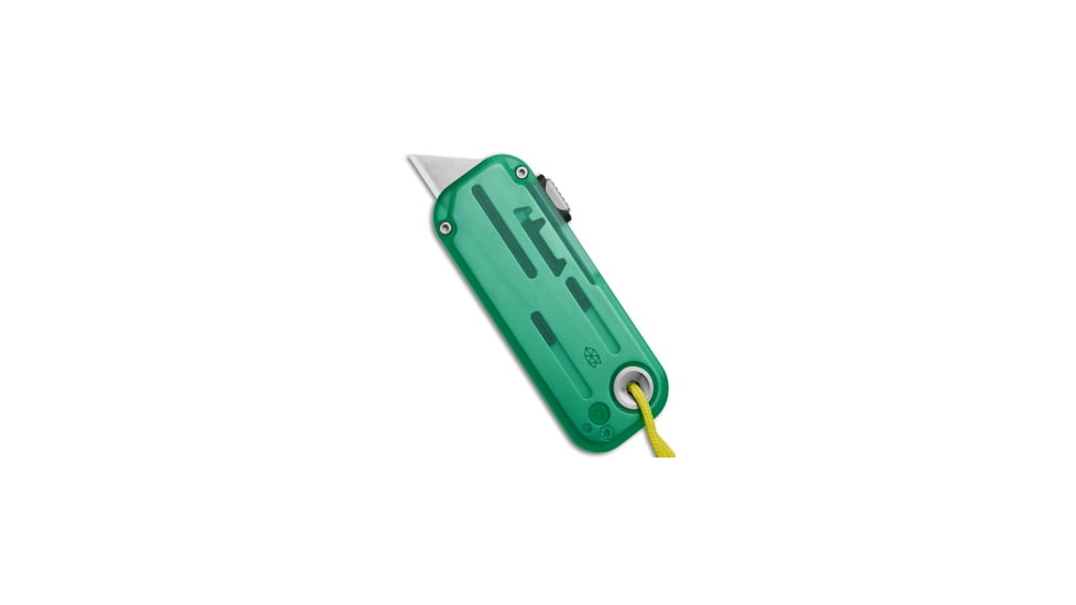 The James Brand The James Brand The Palmer PC Utility Knife - Turquoise/Electric Green, Green, Stainless Steel, adult, BHQ-195474