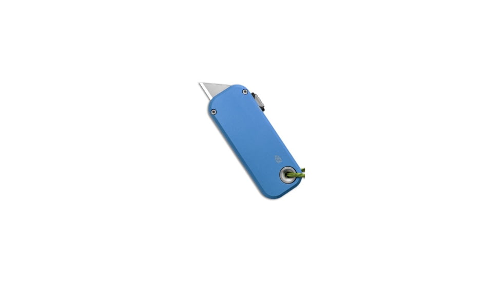 The James Brand The James Brand The Palmer Utility Knife Cerulean Aluminum 0.56" Satin, Blue, -, adult, BHQ-176540
