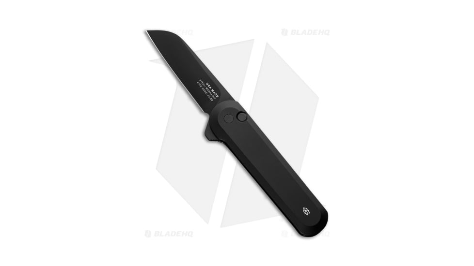 The James Brand The Wells MagnaCut Flipper Folding Knife, 2.875in, CPM MagnaCut, Sheepsfoot Blade, Aluminum, Black Handle, Black/Black, 7.25 inch, BHQ-189505