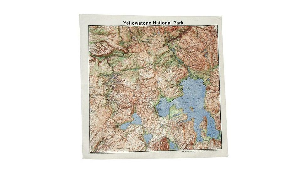 The Printed Image , Yellowstone Topo, Multi, PIM-526