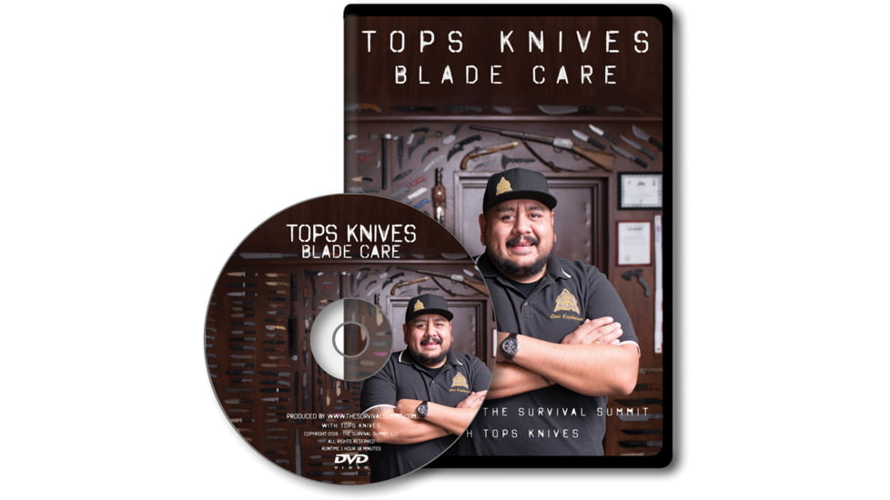 The Survival Summit TOPS Knives Blade Care DVD, Featuring, TOPS Knives, BCDVD