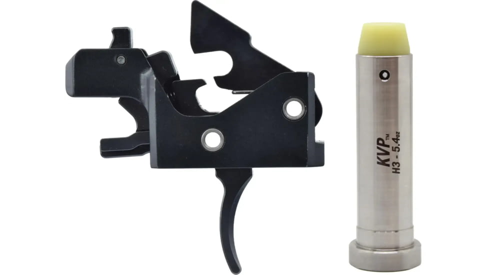 The Triggered Company Partisan Disruptor AR-15 FRT 3 Position Drop In Forced Reset Rifle Trigger w/ Single Side Safety Selector &amp; Kaw Valley Precision Heavy H3 Stainless Steel Buffer