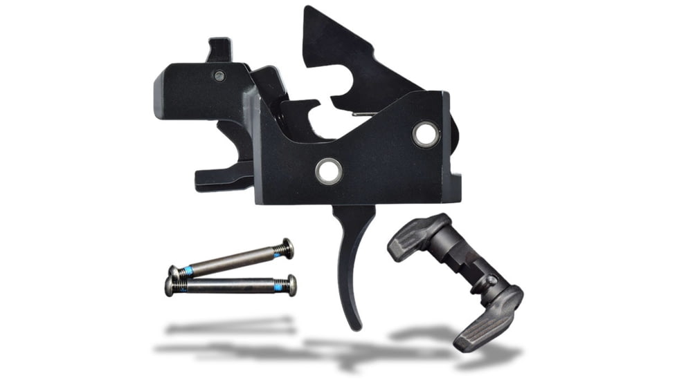 The Triggered Company The Disruptor AR-15 FRT 3 Position Drop In Forced Reset Rifle Trigger w/ Ambidextrous Safety Selector, AR-15, Curved, 3.7-4.1lb, Black, 4