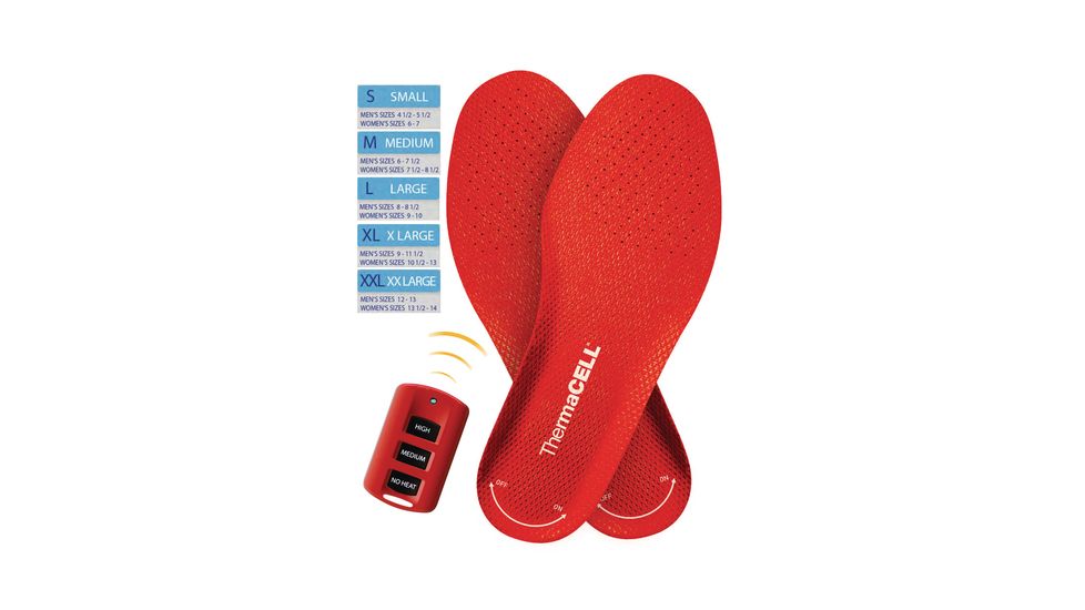 Thermacell Rechargeable Heated Insoles Size Medium
