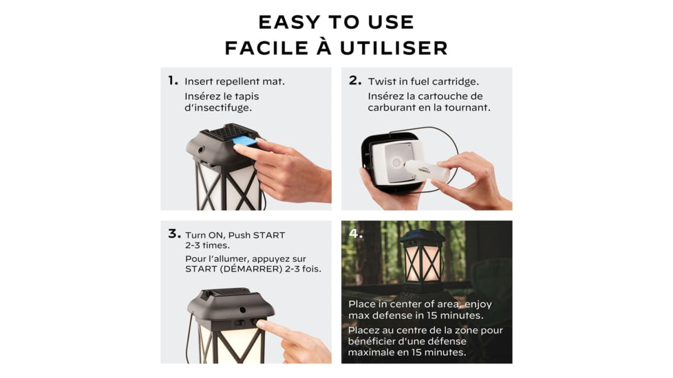 Thermacell Patio Shield Mosquito Repeller Lantern XL 79DA3CF6