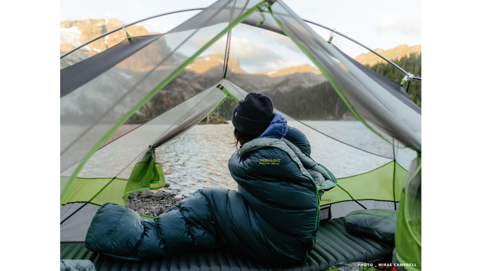 Therm-a-Rest Hyperion 20F/-6C Sleeping Bag, Regular, Deep Pacific, 10723