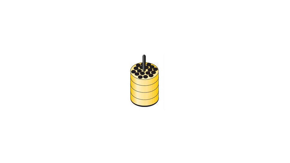 Thermo Fisher Scientific Heraeus Megafuge 1.0/1.0R All-Purpose Tabletop Centrifuges, Scientific Tube Adapters, Round Bucket 20300-329, 18 x 5/7 Ml Din Standard Tubes, Yellow, 75007571