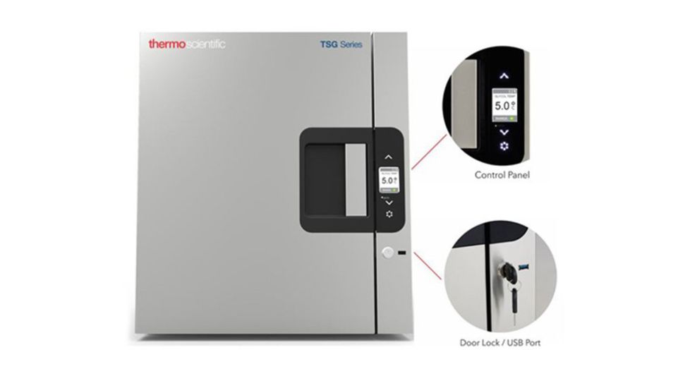 Thermo Fisher Scientific TSG Series Solid Door Countertop Refrigerator, 120V, TSG205SA