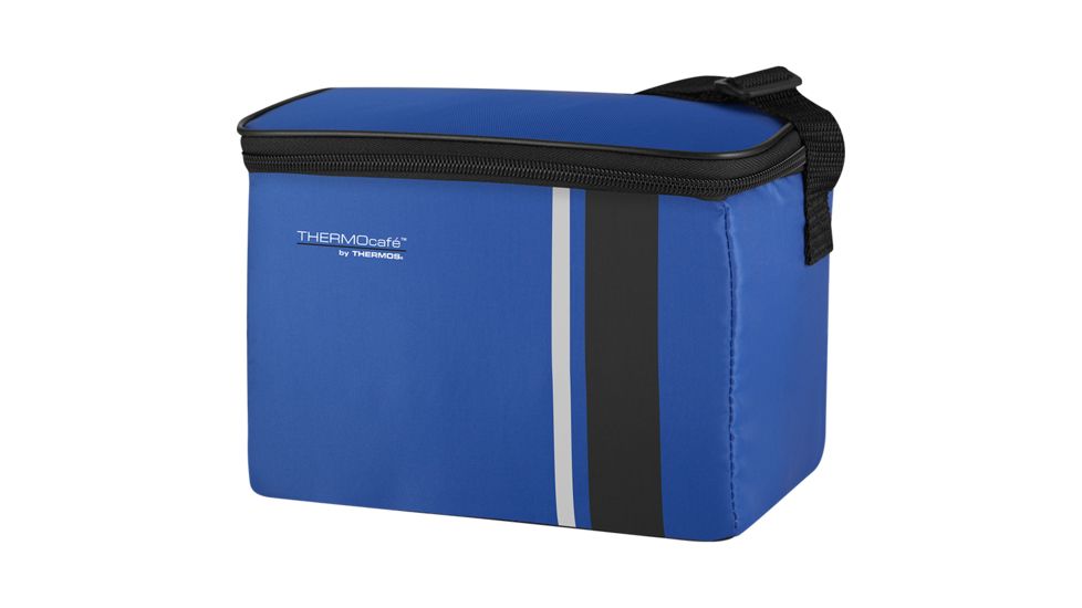Thermos Thermocafe Cooler - 6 Can, Coolerblue/Red C13006006