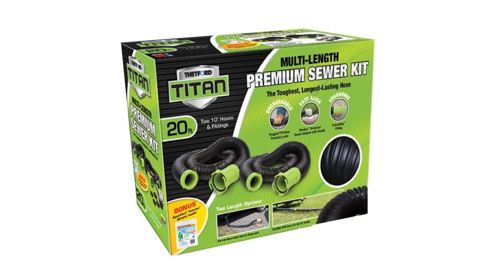 Thetford Titan 20ft Premium Sewer Kit, 17902