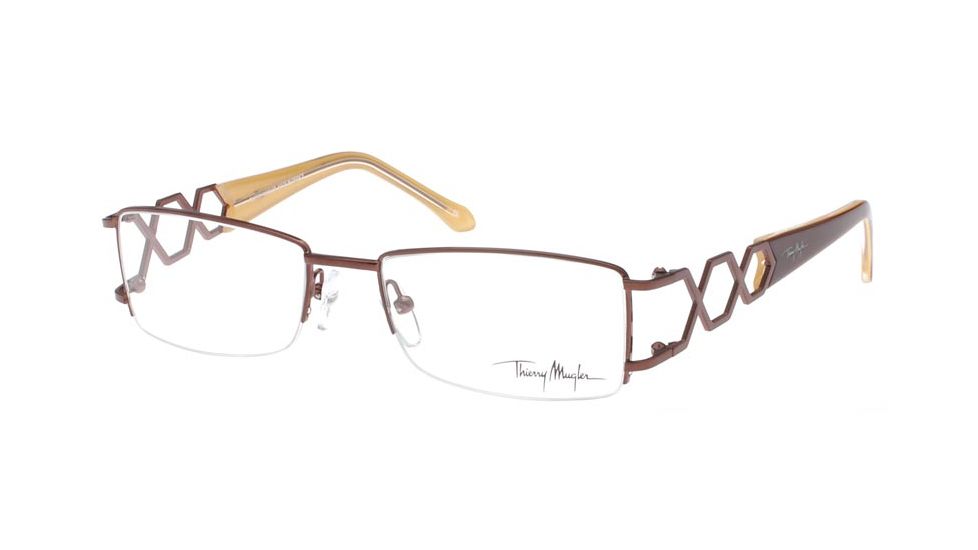Thierry Mugler 3607 Eyeglasses Frmae, C3 Brown Tan