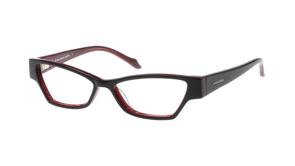 Thierry Mugler 9300 Black-Plum Frame Womens Eyeglasses, 52-15-135 9300-C2