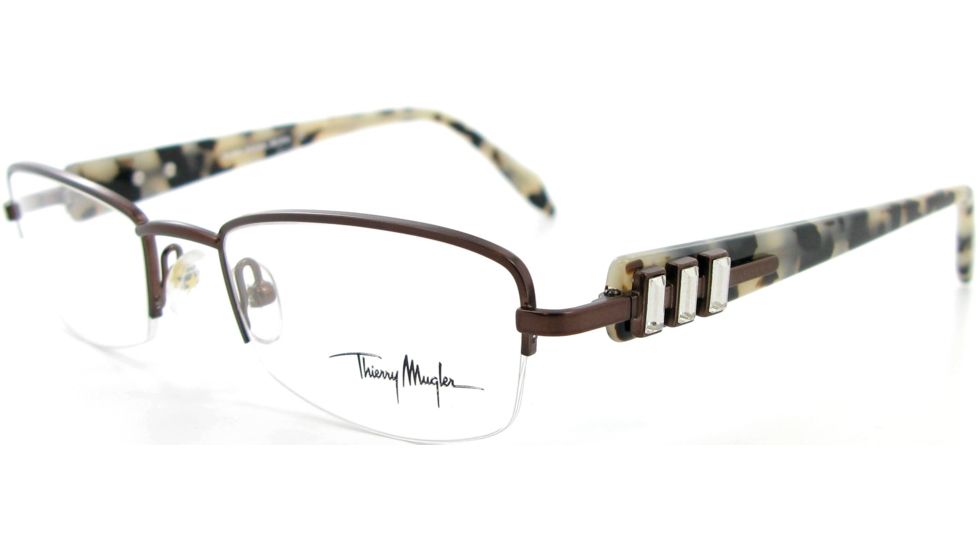 Thierry Mugler Bi Focal Eyeglasses 9273 Brown-Tortoise Frame, Women, 50-19-135 9273-C4BF