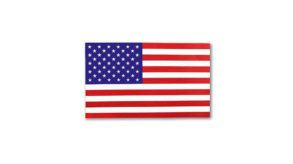 Thin Blue Line American Flag Sticker - Red, White, Blue, Red/white/blue - RWB-S-FLAG