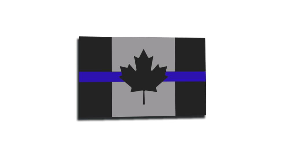 Thin Blue Line Canada Sticker - Flag, Thin Blue Line - TBL-S-CAN