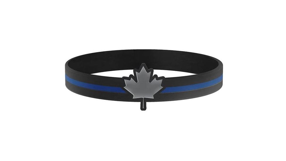 Thin Blue Line Canadian Bracelet, Thin Blue Line - TBL-CAN-BR-7