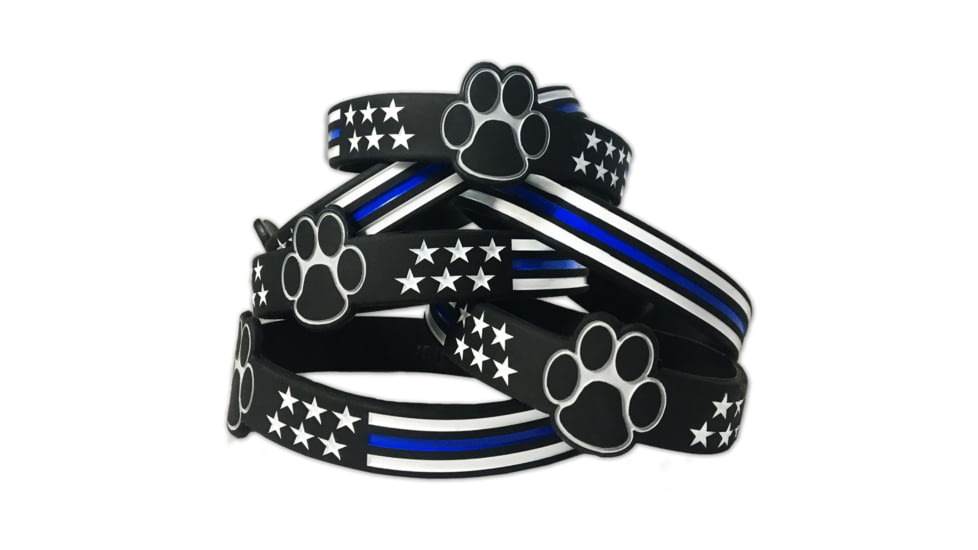 Thin Blue Line K9 Paw Bracelet, Thin Blue Line - PAW-BR