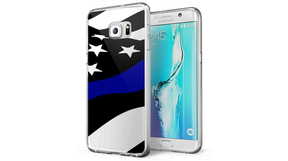 Thin Blue Line Samsung Galaxy S6 Edge Case - - TBL-GAL-S6-EDG