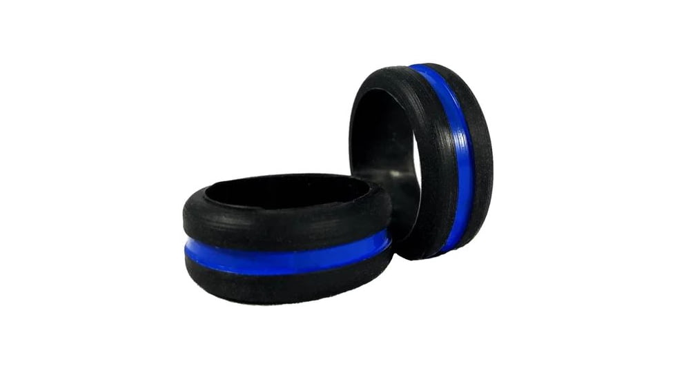 Thin Blue Line Silicone Ring - Women's , Thin Blue Line - WOM-RING-BLUE-SILICONE-3