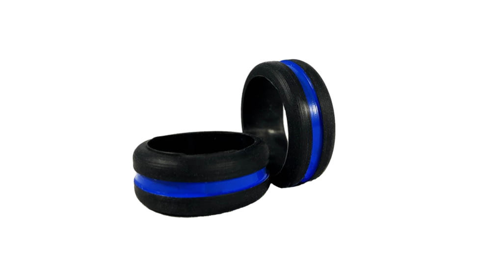 Thin Blue Line Silicone Ring - Womens , Thin Blue Line - WOM-RING-BLUE-SILICONE-4