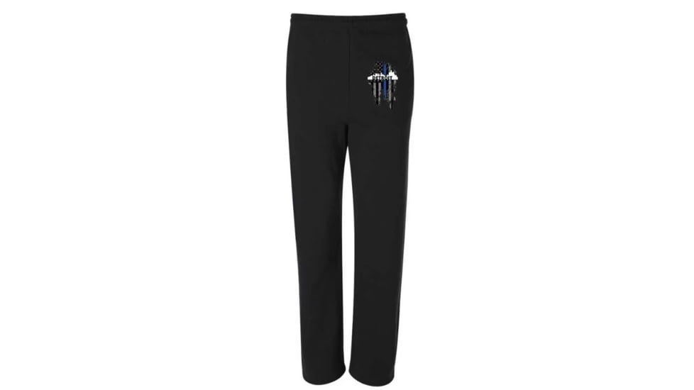 Thin Blue Line Sweatpants, Detroit, Black - DETROIT-TBL-SPANTS-BLK-XXL