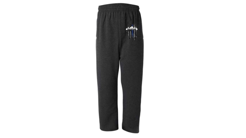 Thin Blue Line Sweatpants, Houston, Charcoal - HOUSTON-TBL-SPANTS-CHARC-XXL
