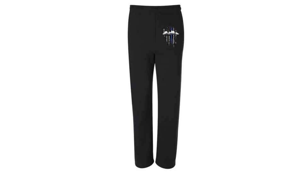 Thin Blue Line Sweatpants, Vegas, Black - VEGAS-TBL-SPANTS-BLK-XXL