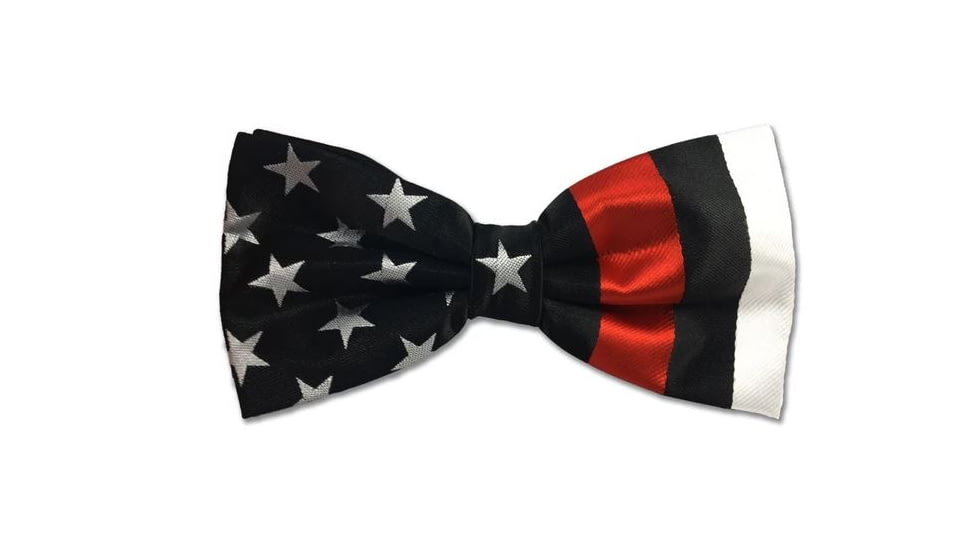 Thin Blue Line Thin Red Line American Flag Bowtie - RED-AM-BOWTIE