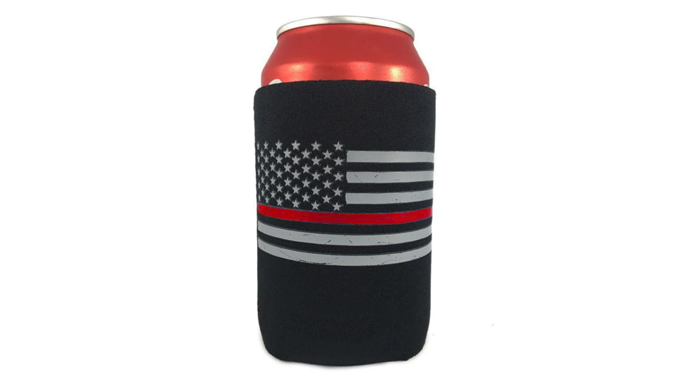 Thin Blue Line Thin Red Line Can Koozie - KOOZ-TRL