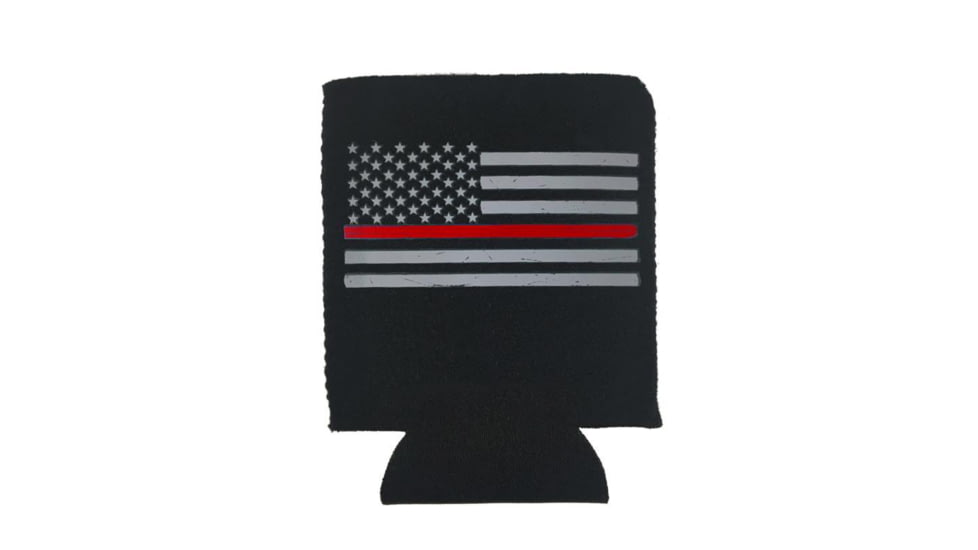 Thin Blue Line Thin Red Line Can Koozie - KOOZ-TRL