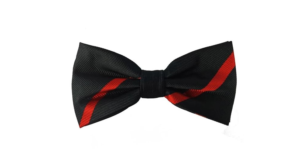 Thin Blue Line Thin Red Line Classic Bowtie - RED-STRIPE-BOWTIE