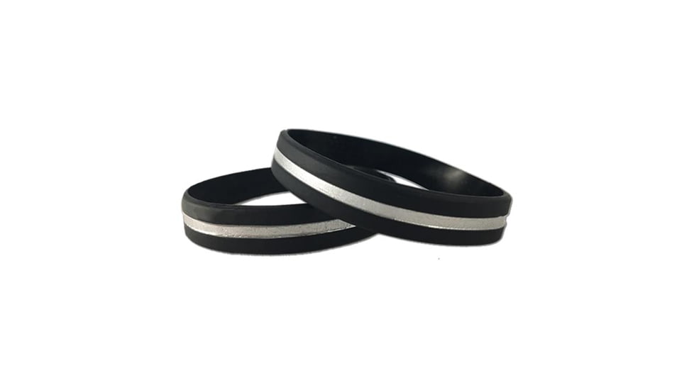 Thin Blue Line Thin Silver Line Bracelet, 9 Inch - TSL-BR-9