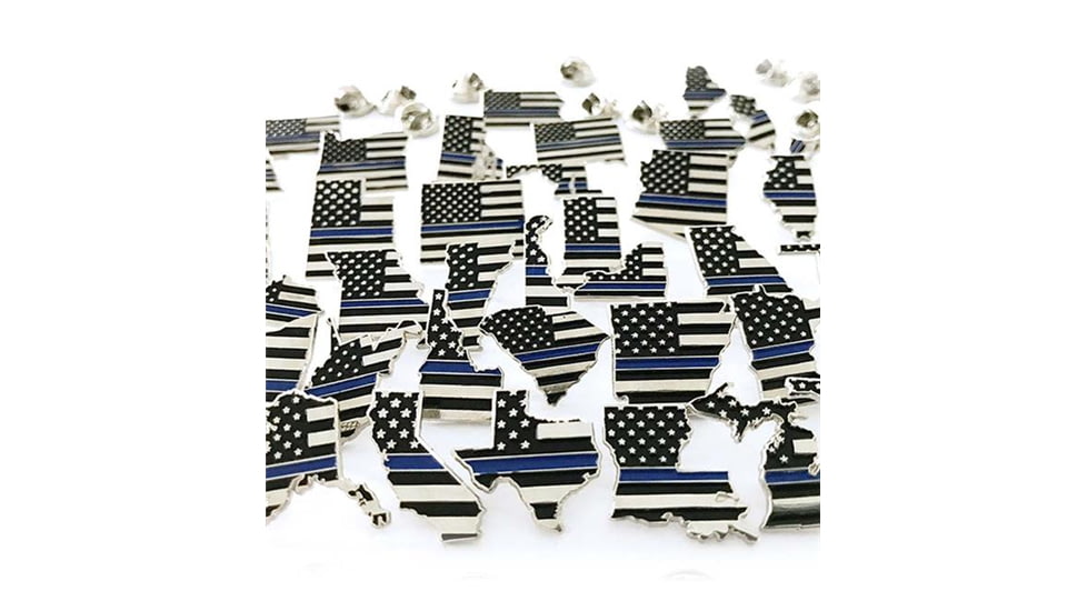 USA Square Subdued Pin