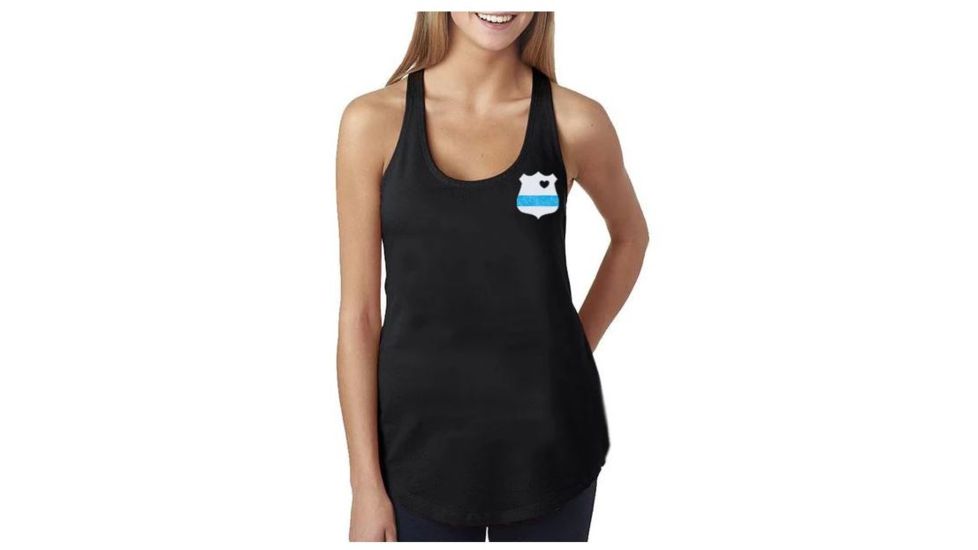 Thin Blue Line Women's Tank - Badge - WOM-TANK-BADGE-XXL