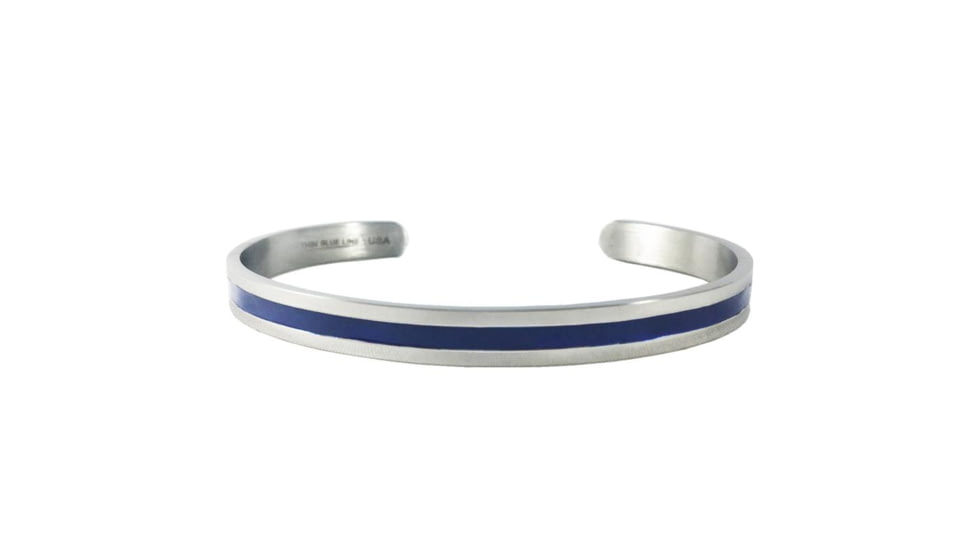 Thin Blue Line Womens Bangle, Thin Blue Line - BANGLE-TBL-LARGE