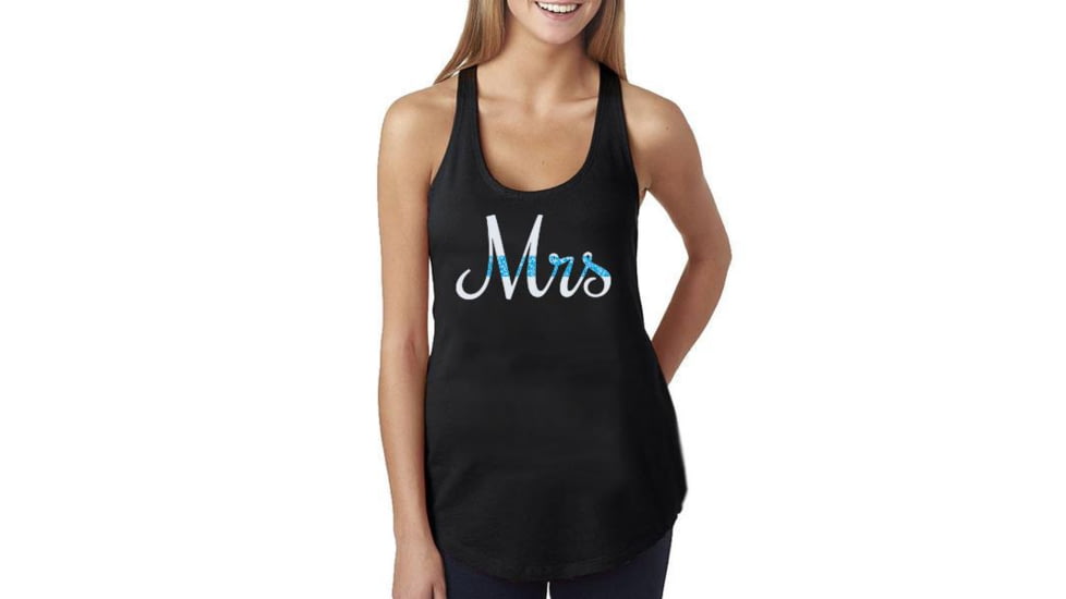 Thin Blue Line Womens Tank - Mrs, Thin Blue Line - WOM-TANK-MRS-LARGE